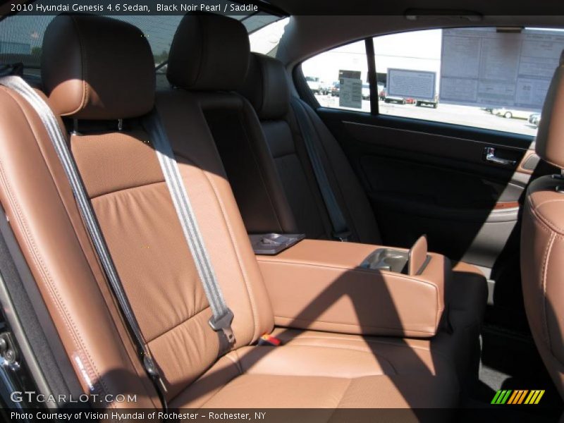 Black Noir Pearl / Saddle 2010 Hyundai Genesis 4.6 Sedan