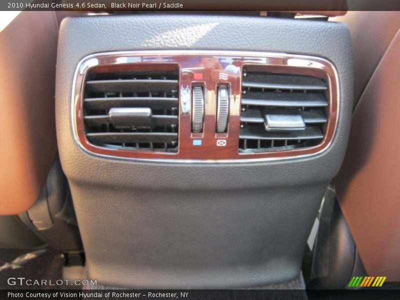 Black Noir Pearl / Saddle 2010 Hyundai Genesis 4.6 Sedan