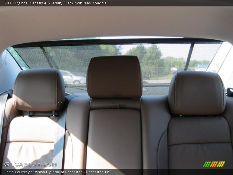 Black Noir Pearl / Saddle 2010 Hyundai Genesis 4.6 Sedan