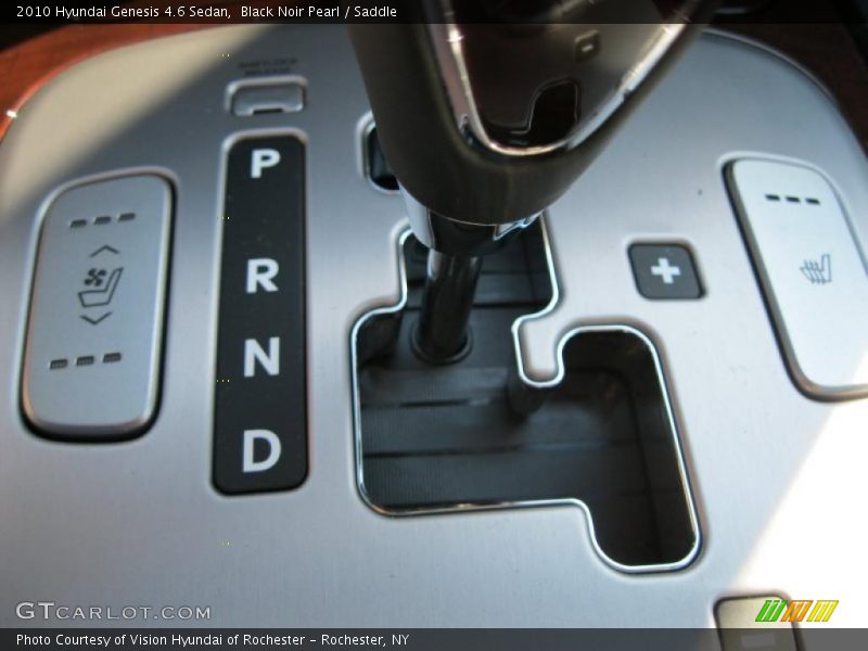 Black Noir Pearl / Saddle 2010 Hyundai Genesis 4.6 Sedan