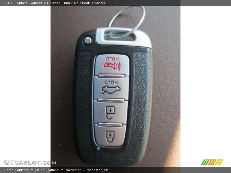 Black Noir Pearl / Saddle 2010 Hyundai Genesis 4.6 Sedan