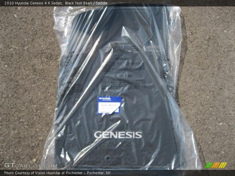Black Noir Pearl / Saddle 2010 Hyundai Genesis 4.6 Sedan