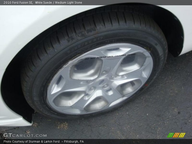 White Suede / Medium Light Stone 2010 Ford Fusion SE