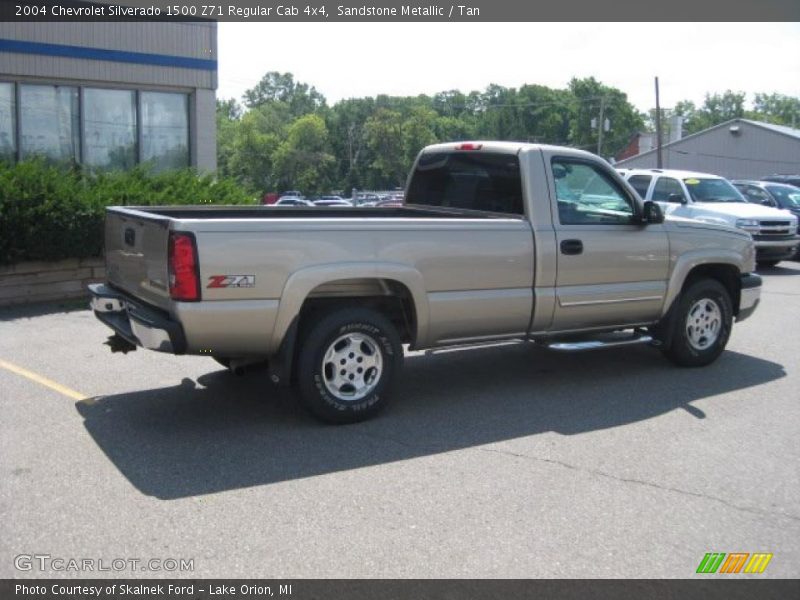 Sandstone Metallic / Tan 2004 Chevrolet Silverado 1500 Z71 Regular Cab 4x4