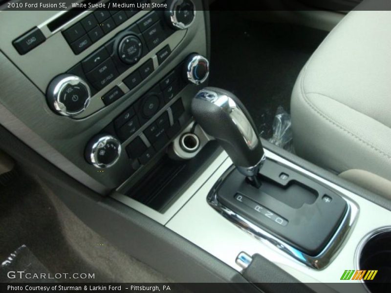 White Suede / Medium Light Stone 2010 Ford Fusion SE
