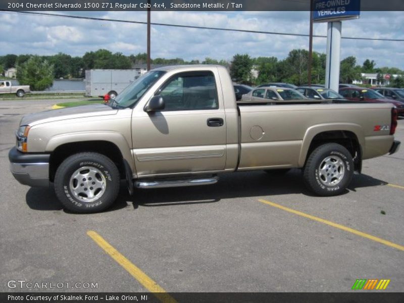 Sandstone Metallic / Tan 2004 Chevrolet Silverado 1500 Z71 Regular Cab 4x4