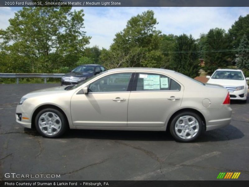 Smokestone Metallic / Medium Light Stone 2010 Ford Fusion SE