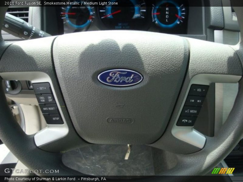 Smokestone Metallic / Medium Light Stone 2010 Ford Fusion SE