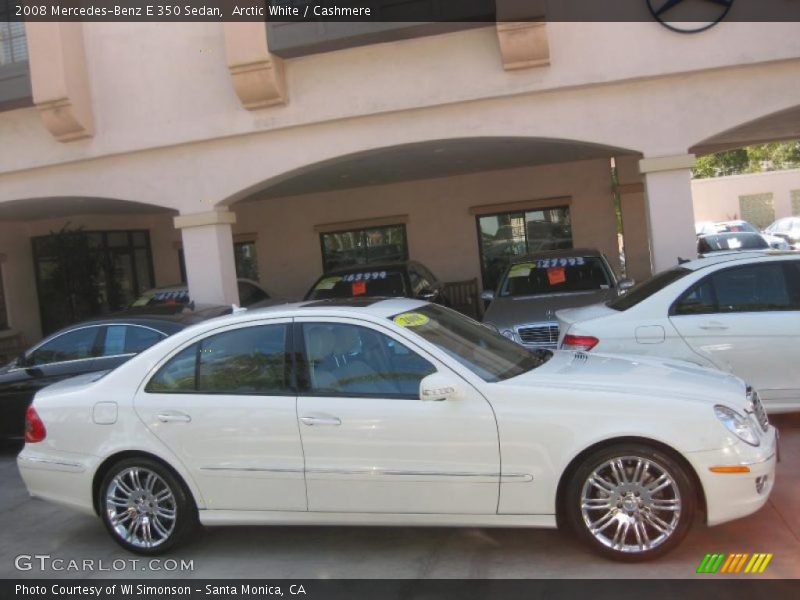 Arctic White / Cashmere 2008 Mercedes-Benz E 350 Sedan