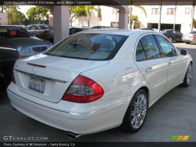Arctic White / Cashmere 2008 Mercedes-Benz E 350 Sedan