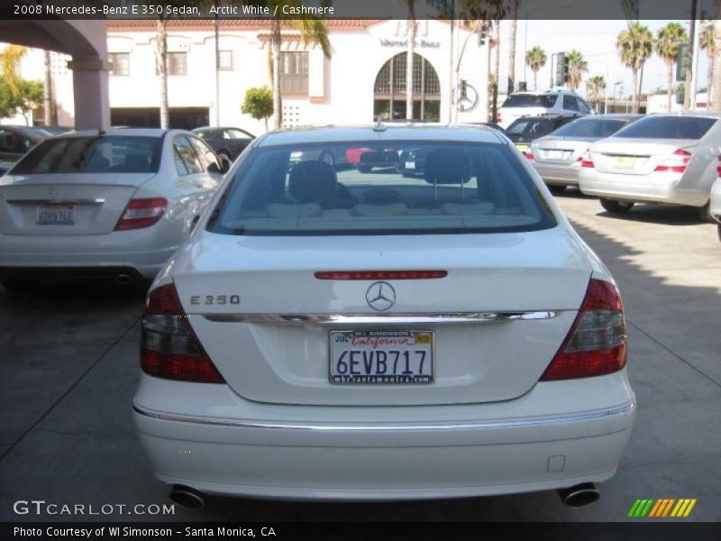 Arctic White / Cashmere 2008 Mercedes-Benz E 350 Sedan