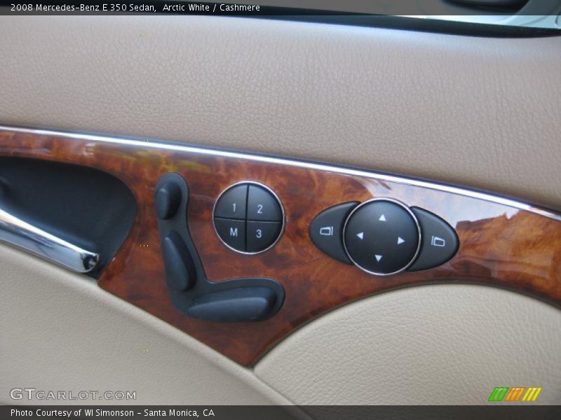 Arctic White / Cashmere 2008 Mercedes-Benz E 350 Sedan