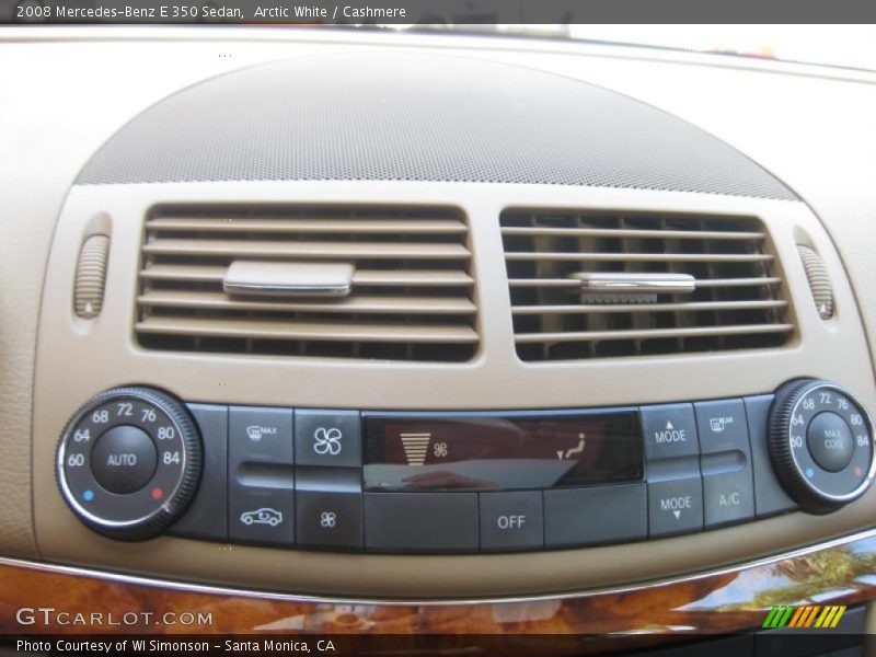 Arctic White / Cashmere 2008 Mercedes-Benz E 350 Sedan