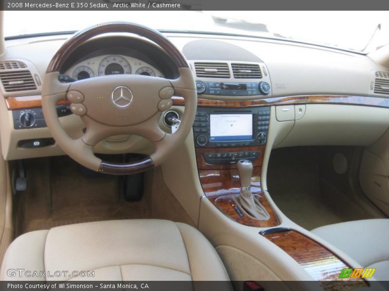 Arctic White / Cashmere 2008 Mercedes-Benz E 350 Sedan