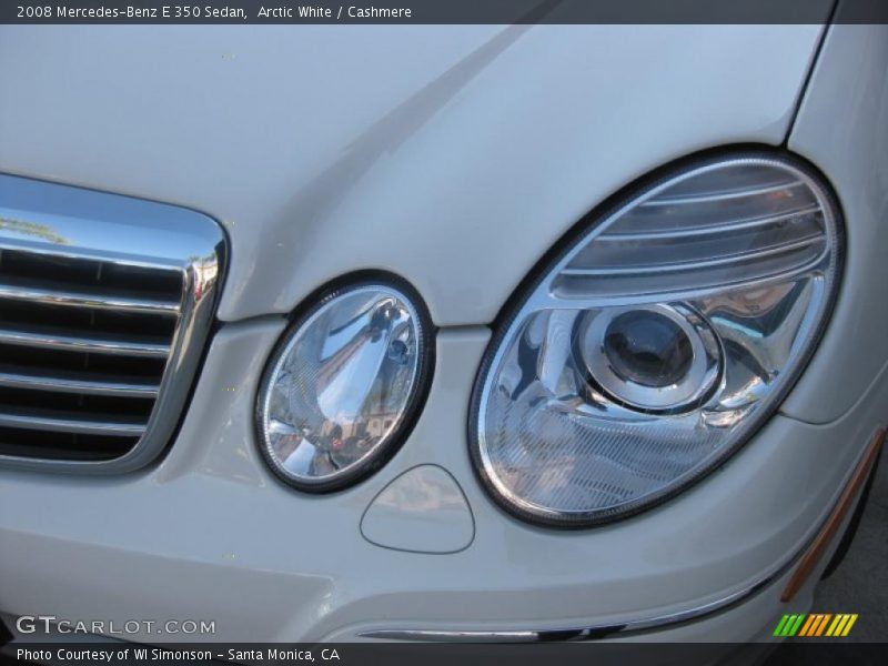 Arctic White / Cashmere 2008 Mercedes-Benz E 350 Sedan