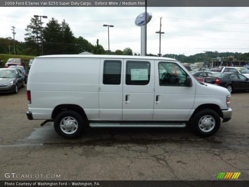 Oxford White / Medium Flint 2009 Ford E Series Van E250 Super Duty Cargo