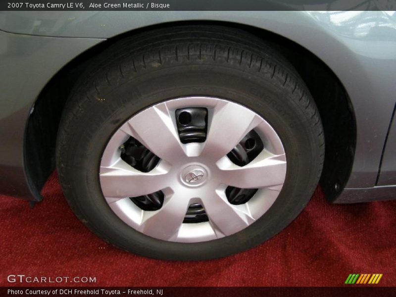 Aloe Green Metallic / Bisque 2007 Toyota Camry LE V6