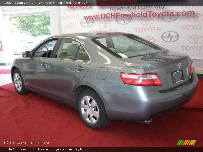 Aloe Green Metallic / Bisque 2007 Toyota Camry LE V6