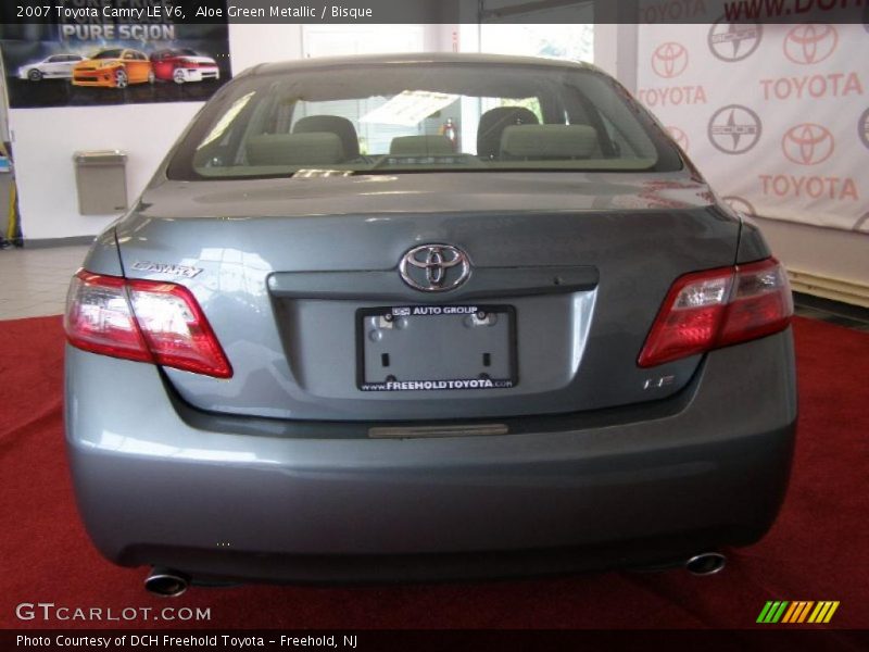Aloe Green Metallic / Bisque 2007 Toyota Camry LE V6
