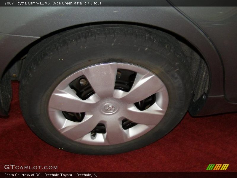 Aloe Green Metallic / Bisque 2007 Toyota Camry LE V6