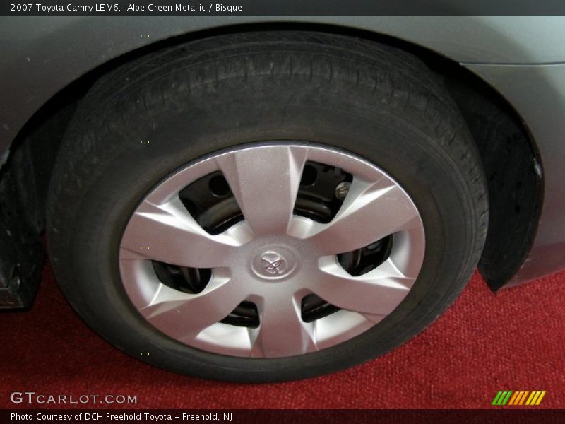 Aloe Green Metallic / Bisque 2007 Toyota Camry LE V6