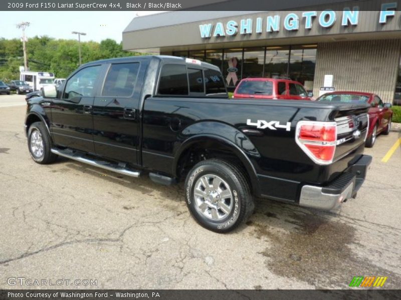 Black / Black/Black 2009 Ford F150 Lariat SuperCrew 4x4