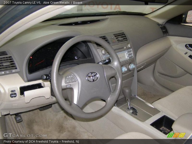 Aloe Green Metallic / Bisque 2007 Toyota Camry LE V6