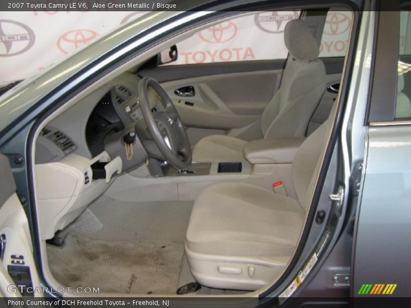 Aloe Green Metallic / Bisque 2007 Toyota Camry LE V6