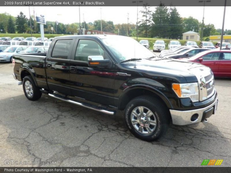 Black / Black/Black 2009 Ford F150 Lariat SuperCrew 4x4