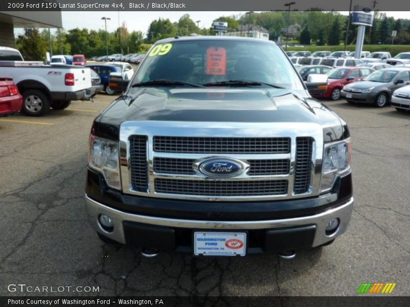 Black / Black/Black 2009 Ford F150 Lariat SuperCrew 4x4