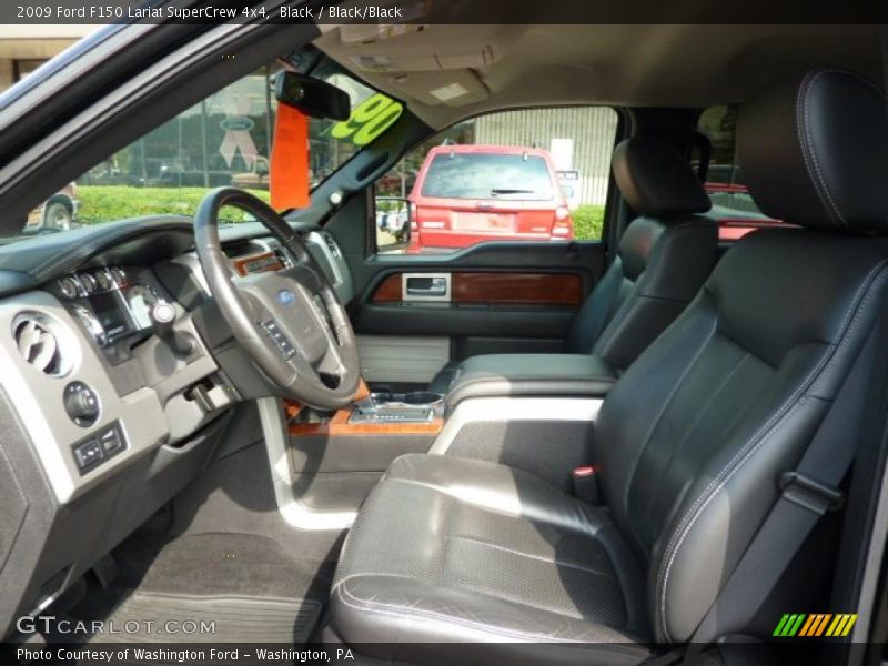 Black / Black/Black 2009 Ford F150 Lariat SuperCrew 4x4