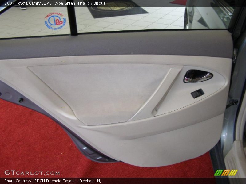 Aloe Green Metallic / Bisque 2007 Toyota Camry LE V6