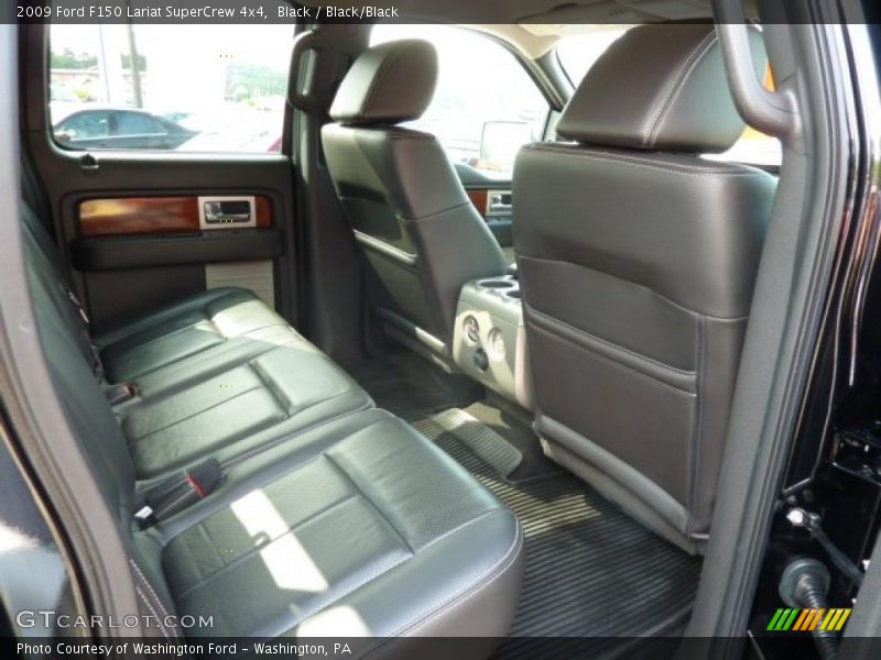 Black / Black/Black 2009 Ford F150 Lariat SuperCrew 4x4