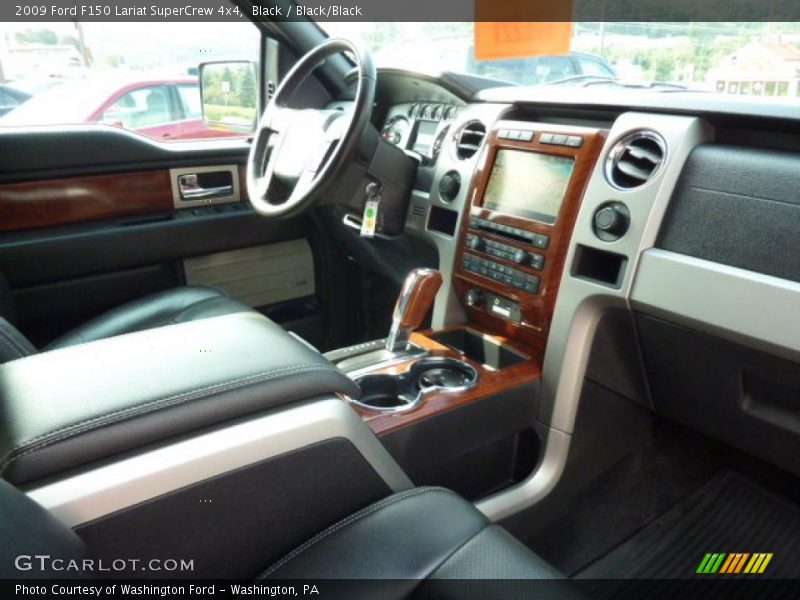 Black / Black/Black 2009 Ford F150 Lariat SuperCrew 4x4