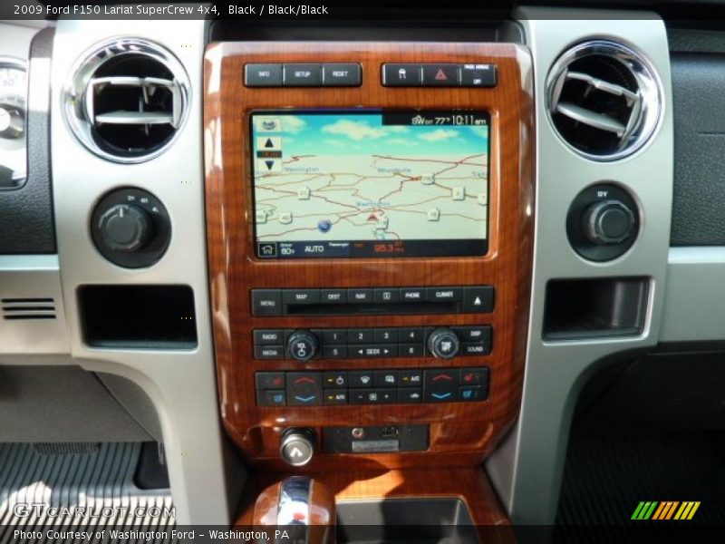 Black / Black/Black 2009 Ford F150 Lariat SuperCrew 4x4