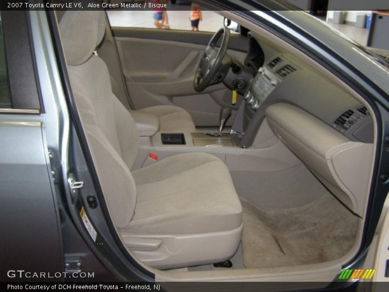 Aloe Green Metallic / Bisque 2007 Toyota Camry LE V6