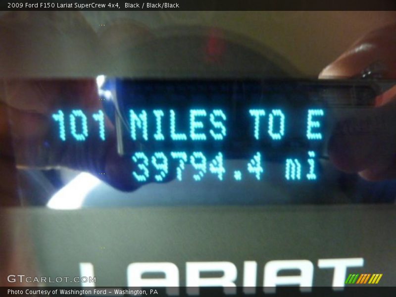 Black / Black/Black 2009 Ford F150 Lariat SuperCrew 4x4