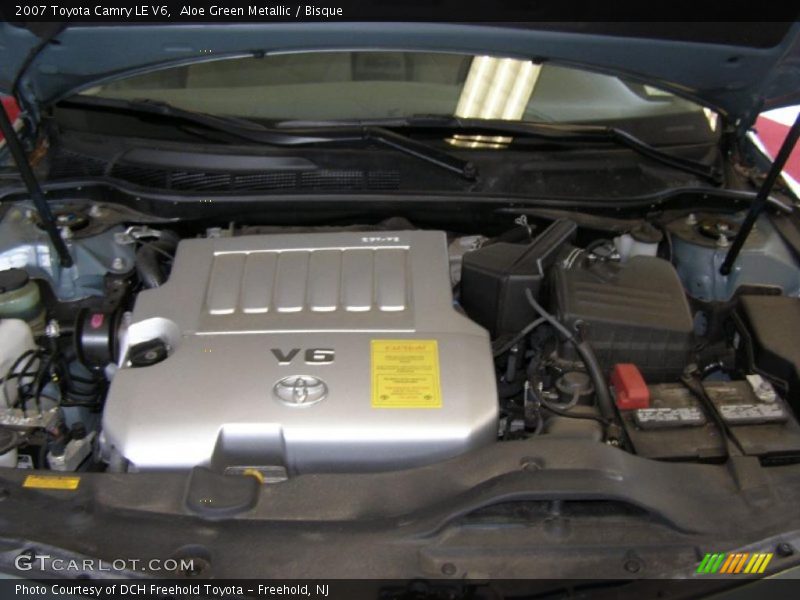 Aloe Green Metallic / Bisque 2007 Toyota Camry LE V6