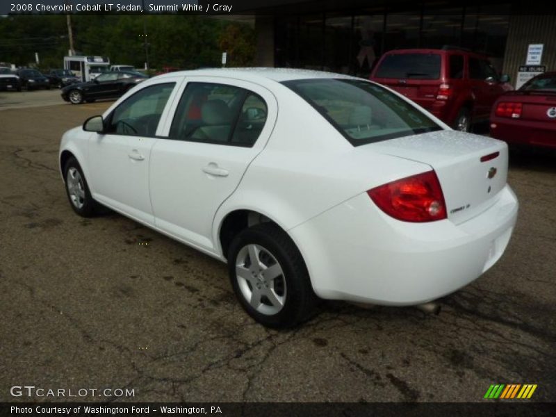 Summit White / Gray 2008 Chevrolet Cobalt LT Sedan