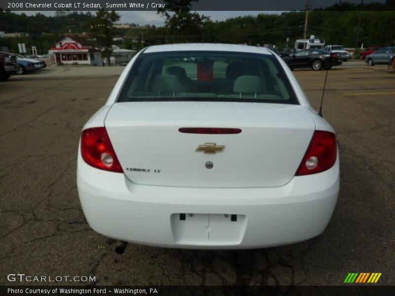 Summit White / Gray 2008 Chevrolet Cobalt LT Sedan