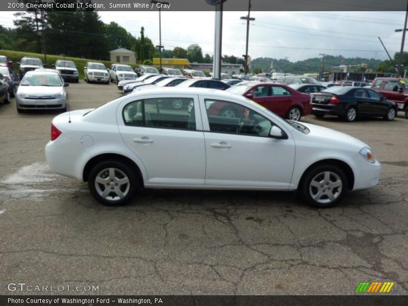Summit White / Gray 2008 Chevrolet Cobalt LT Sedan