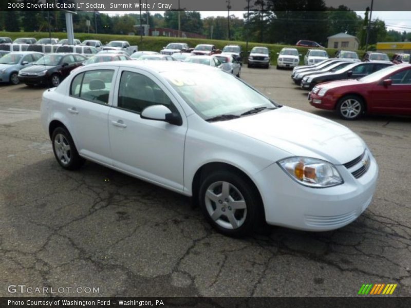 Summit White / Gray 2008 Chevrolet Cobalt LT Sedan
