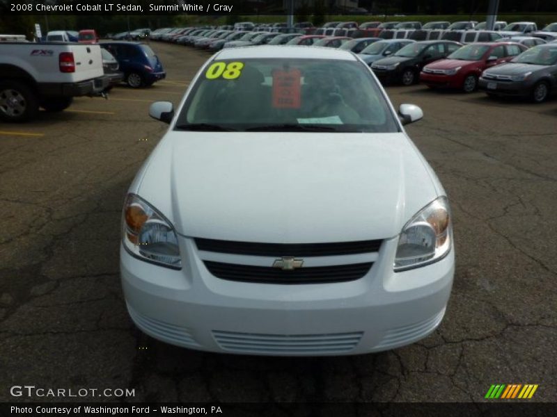 Summit White / Gray 2008 Chevrolet Cobalt LT Sedan