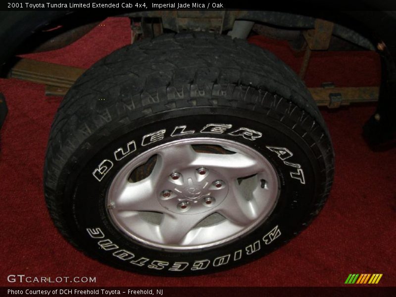 Imperial Jade Mica / Oak 2001 Toyota Tundra Limited Extended Cab 4x4