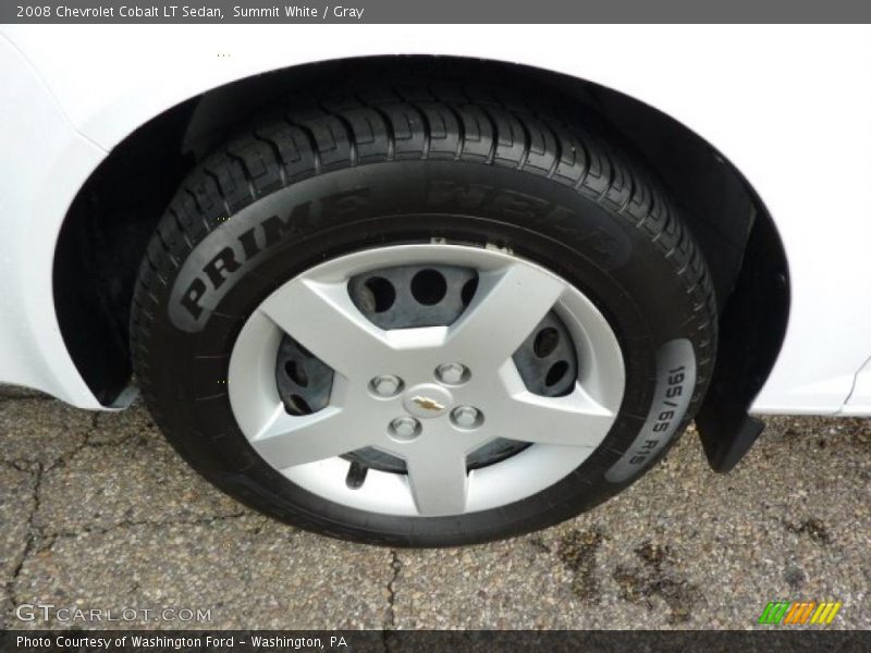 Summit White / Gray 2008 Chevrolet Cobalt LT Sedan