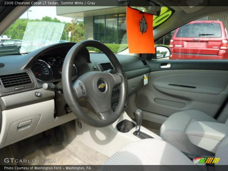Summit White / Gray 2008 Chevrolet Cobalt LT Sedan