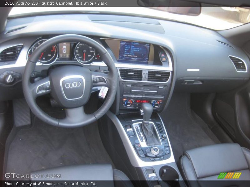 Ibis White / Black 2010 Audi A5 2.0T quattro Cabriolet