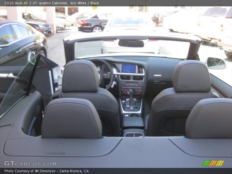 Ibis White / Black 2010 Audi A5 2.0T quattro Cabriolet