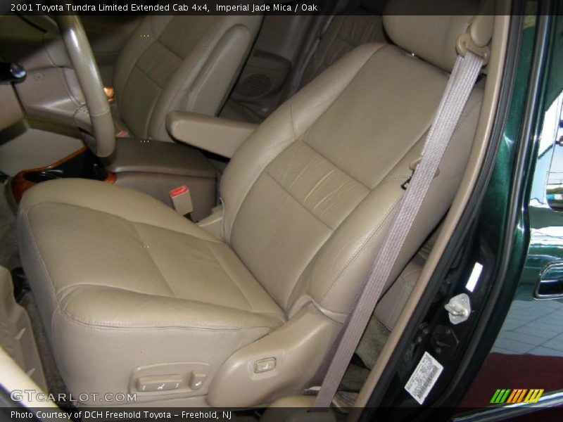 Imperial Jade Mica / Oak 2001 Toyota Tundra Limited Extended Cab 4x4
