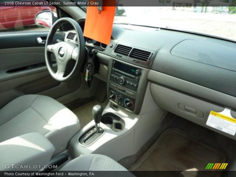 Summit White / Gray 2008 Chevrolet Cobalt LT Sedan